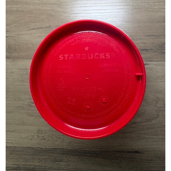 NEW Starbucks 2025 Limited Edition Holiday Reusable Tumbler Cup With White Lid - Picture 5 of 5